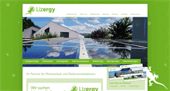 Desktop Screenshot of lizergy.com